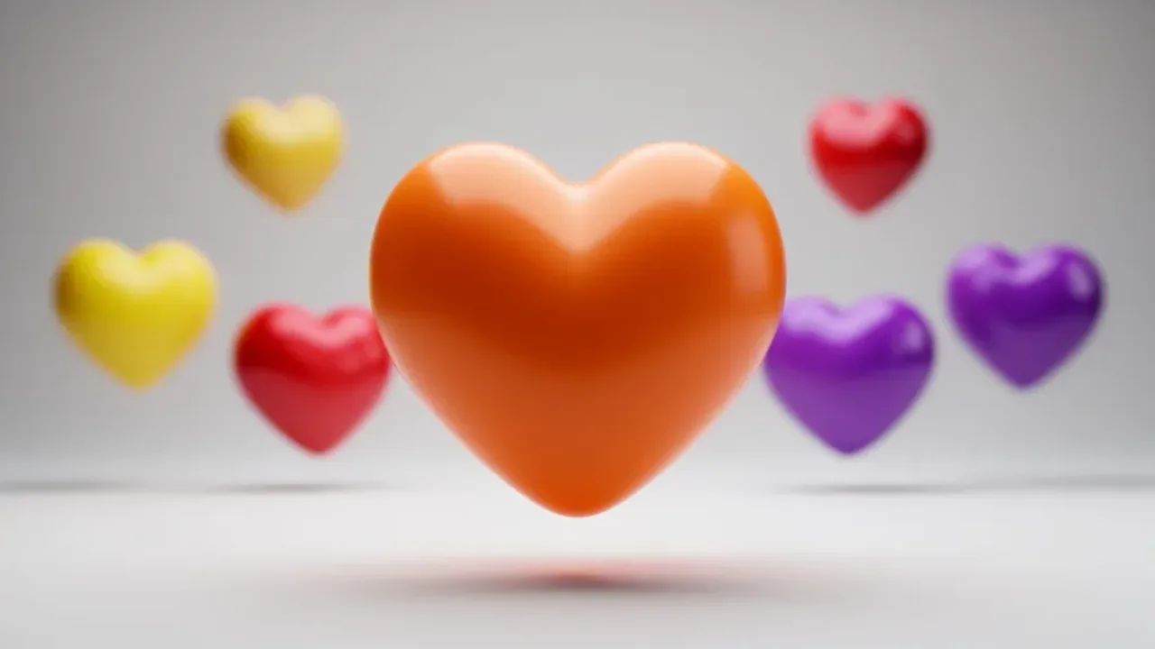 Co oznacza pomarańczowe serce (🧡)? Znaczenie emoji, buźka i kolory serc