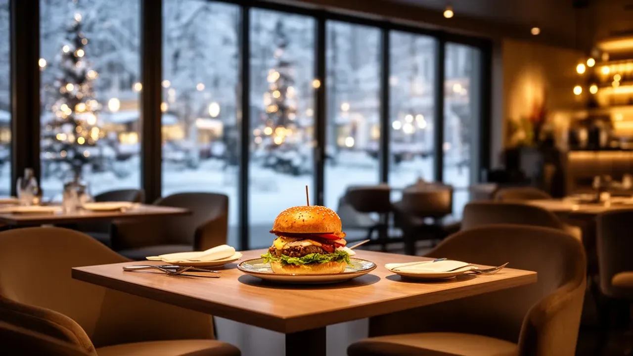 Czy restauracje są otwarte 6 stycznia 2025? Święto Trzech Króli – poradnik Wnętrze przytulnej restauracji z kalendarzem wskazującym 6 stycznia – sprawdź czy restauracje są otwarte 6 stycznia.