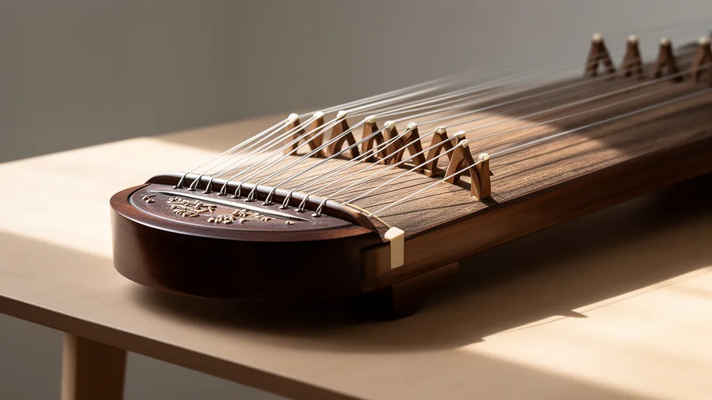 Ile strun ma cytra? Przegląd rodzajów i budowy instrumentu Tradycyjna cytra koncertowa na drewnianym stole, prezentująca różne cytra rodzaje i budowę instrumentu.