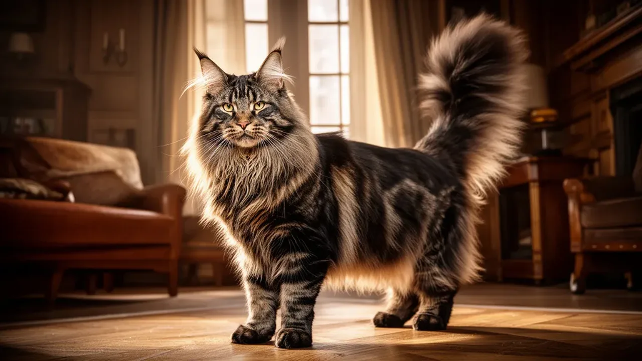 Maine Coon olbrzym – łagodny kot, opis rasy, hodowla i pielęgnacja